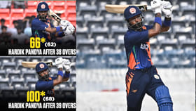 ಹಾರ್ದಿಕ್ ಸಿಡಿಲಬ್ಬರ; ಲಿಸ್ಟ್​ ಎ ಕ್ರಿಕೆಟ್‌ನಲ್ಲಿ ಚೊಚ್ಚಲ ಶತಕ