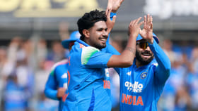 ವಿಶೇಷ ಹ್ಯಾಟ್ರಿಕ್ ಪೂರ್ಣಗೊಳಿಸಿದ ಹರ್ಷಿತ್ ರಾಣಾ