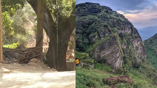 ಅಕ್ರಮವಾಗಿ ಚಂದ್ರದ್ರೋಣ ಪರ್ವತದಲ್ಲಿ ರೆಸಾರ್ಟ್ ನಿರ್ಮಾಣ