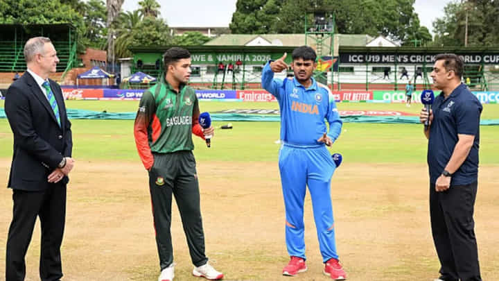 U19 World Cup 2026: ಪಾಕ್ ಬಳಿಕ ಬಾಂಗ್ಲಾ ಜೊತೆಗೆ ಶೇಕ್ ಹ್ಯಾಂಡ್ ಮಾಡದ ಟೀಂ ಇಂಡಿಯಾ U19 World Cup 2026: ಪಾಕ್ ಬಳಿಕ ಬಾಂಗ್ಲಾ ಜೊತೆಗೆ ಶೇಕ್ ಹ್ಯಾಂಡ್ ಮಾಡದ ಟೀಂ ಇಂಡಿಯಾ