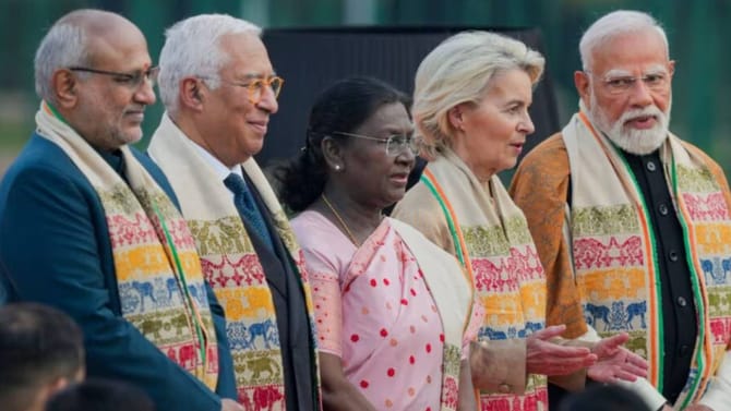 ಭಾರತ-ಯೂರೋಪ್ ವ್ಯಾಪಾರ ಒಪ್ಪಂದಕ್ಕೆ ಸಹಿ