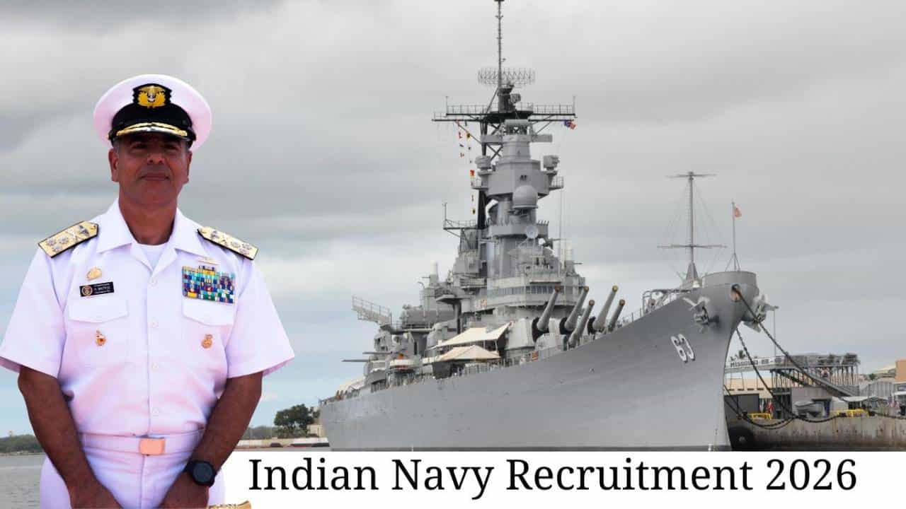 Indian Navy Recruitment 2026: ಭಾರತೀಯ ನೌಕಾಪಡೆಯಲ್ಲಿ 260 ಹುದ್ದೆಗೆ ಅರ್ಜಿ ಆಹ್ವಾನ; ತಿಂಗಳಿಗೆ 1 ಲಕ್ಷ ರೂ.  ಸಂಬಳ