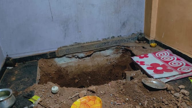 ನಿಧಿಗಾಗಿ ಪೋಷಕರಿಂದಲೇ ಮಗು ಬಲಿಗೆ ಯತ್ನ? 8 ತಿಂಗಳ ಕಂದಮ್ಮನ ರಕ್ಷಣೆ