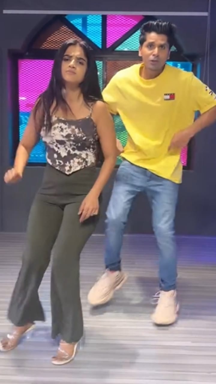 ಗಿಲ್ಲಿ ಹಾಡಿಗೆ ಬಿಗ್​​ಬಾಸ್ ಜಾಹ್ನವಿ ಸ್ಟೆಪ್ಪು: ವಿಡಿಯೋ ನೋಡಿ