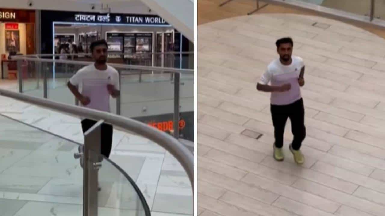 Viral Video: ಟ್ರ್ಯಾಕ್​ನಲ್ಲಿ ಓಡುವ ಬದಲು ಮಾಲ್ ಒಳಗೆ ಜಾಗಿಂಗ್ ಮಾಡಿದ ಯುವಕ