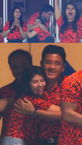 'ಸನ್​ರೈಸರ್ಸ್' ಫೈನಲ್​ಗೆ: ಕಾವ್ಯ ಮಾರನ್ ಫುಲ್ ಹ್ಯಾಪಿ