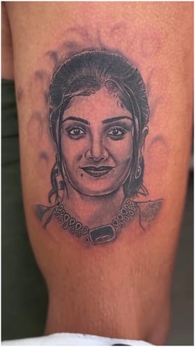 ಕಾವ್ಯಾ ಶೈವ ಟ್ಯಾಟೂ ಹಾಕಿಸಿಕೊಂಡ ಅಭಿಮಾನಿ