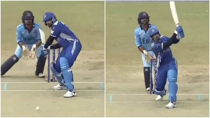 ರಾಕೆಟ್ ವೇಗ; ಸಿಸಿಎಲ್ನಲ್ಲಿ ಅದ್ಭುತ ಸಿಕ್ಸ್ ಹೊಡೆದ ಕಿಚ್ಚ ಸುದೀಪ್ ರಾಕೆಟ್ ವೇಗ; ಸಿಸಿಎಲ್ನಲ್ಲಿ ಅದ್ಭುತ ಸಿಕ್ಸ್ ಹೊಡೆದ ಕಿಚ್ಚ ಸುದೀಪ್