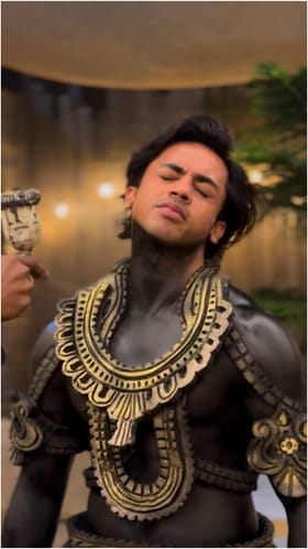 ನಟ ಕಿಶನ್ ಬಿಳಗಲಿ ವಿಶೇಷ ಮೇಕಪ್ ಇದು..