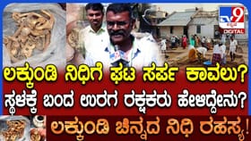 ಲಕ್ಕುಂಡಿ ನಿಧಿಗೆ ಸರ್ಪ ಕಾವಲು? ಮೈಸೂರಿನಿಂದ ಬಂದ ಉರಗ ರಕ್ಷಕರು ಹೇಳಿದ್ದೇನು