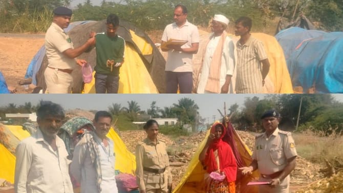 ಹಗಲಲ್ಲಿ ಕಬ್ಬು ಕಟಾವು, ರಾತ್ರಿ ವೇಳೆ ಕಳ್ಳತನ: ಖತರ್ನಾಕ್​ ಗ್ಯಾಂಗ್​​ ಬಂಧನ