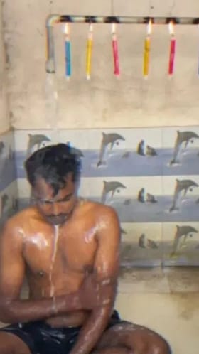 ಸ್ನಾನ ಮಾಡುವಾಗ ನೀರು ಬಿಸಿ ಮಾಡುವ ಹೊಸ ಐಡಿಯಾ ನೋಡಿ!