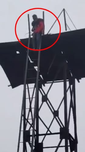 ಇನ್ನೊಂದು ಮದುವೆ ಬೇಕೆಂದು ವಾಟರ್ ಟ್ಯಾಂಕ್ ಹತ್ತಿ ಕುಳಿತ ಭೂಪ!