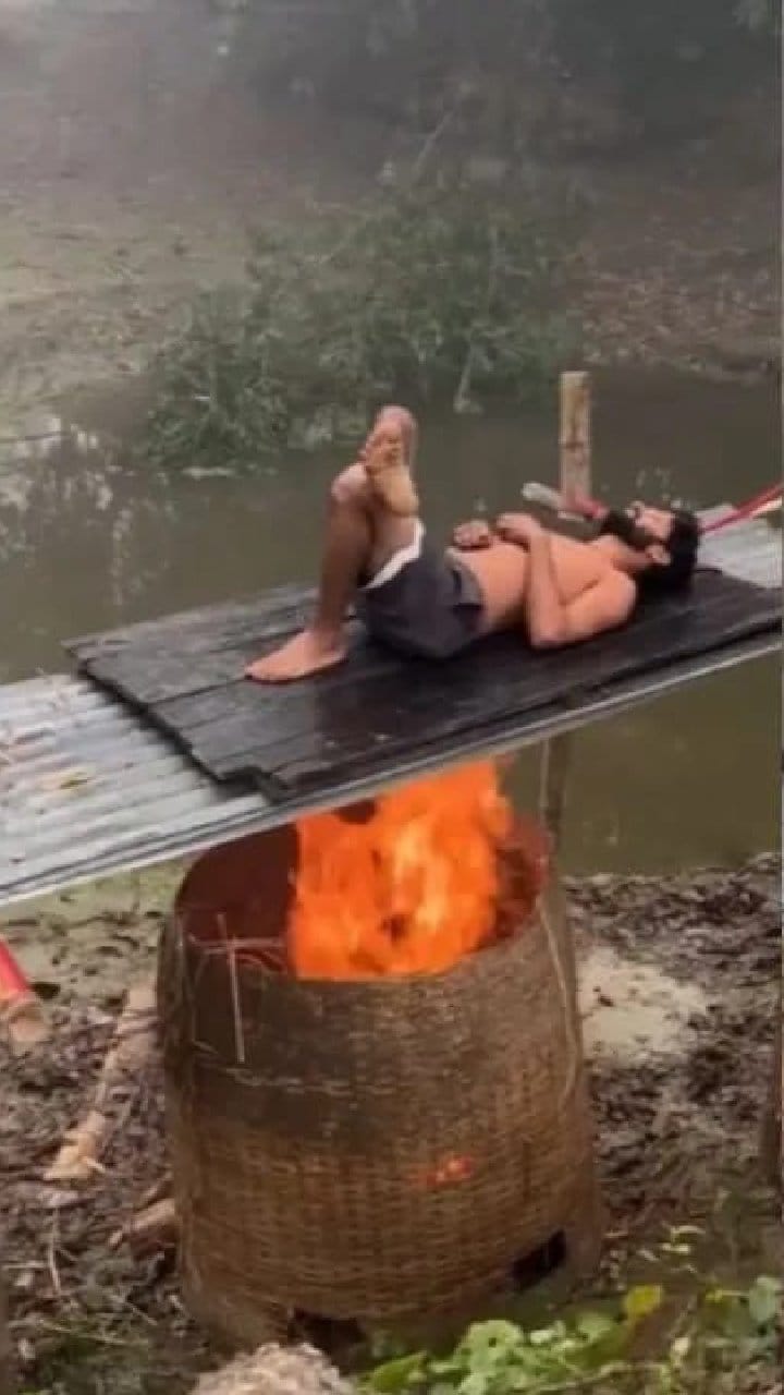 ಚಳಿಯಿಂದ ಬಚಾವಾಗಲು ಈ ಯುವಕನ ಐಡಿಯಾ ನೋಡಿ!