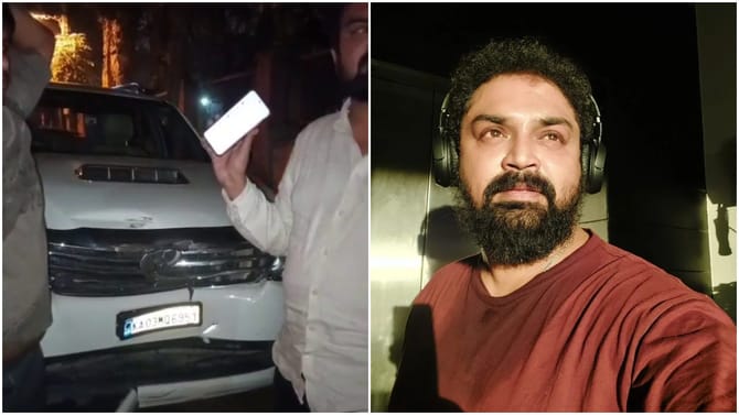 ಬೆಂಗಳೂರಲ್ಲಿ ಕುಡಿದು ಕಾರು ಚಲಾಯಿಸಿ ಕನ್ನಡ ಹೀರೋನಿಂದ ಸರಣಿ ಅಪಘಾತ