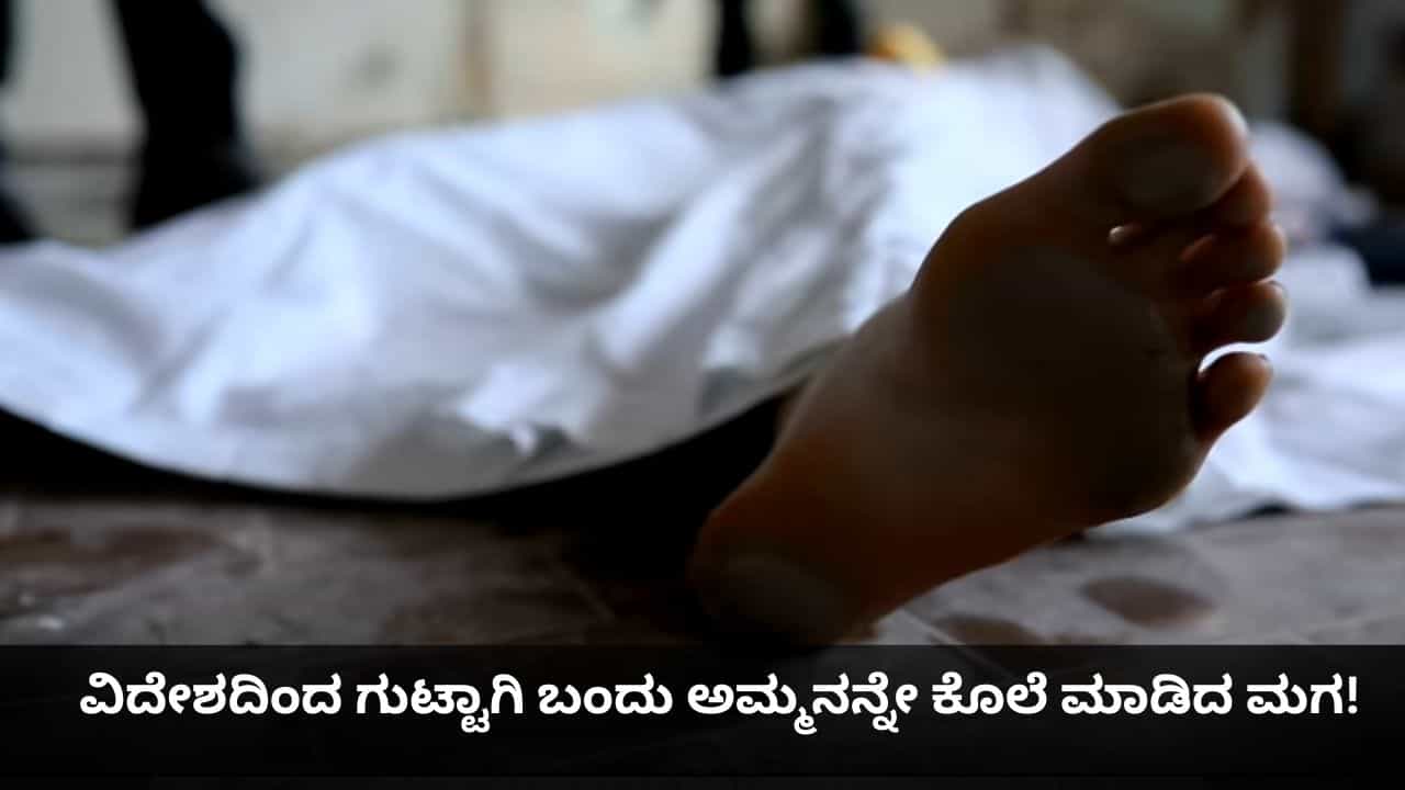 ವಿದೇಶದಿಂದ ಗುಟ್ಟಾಗಿ ಬಂದು ಅಮ್ಮನನ್ನೇ ಕೊಲೆ ಮಾಡಿದ ಮಗ! ವಿದೇಶದಿಂದ ಗುಟ್ಟಾಗಿ ಬಂದು ಅಮ್ಮನನ್ನೇ ಕೊಲೆ ಮಾಡಿದ ಮಗ!