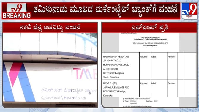 ಬ್ಯಾಂಕ್​ನಲ್ಲಿ ನಕಲಿ ಚಿನ್ನ ಅಡವಿಟ್ಟು 56 ಲಕ್ಷ ರೂ. ವಂಚನೆ!
