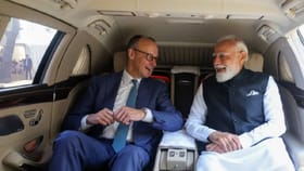 ಸಿಇಒಗಳ ಸಭೆಯಲ್ಲಿ ಮೋದಿ ಮತ್ತು ಮೆರ್ಜ್