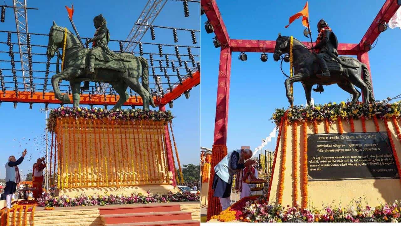 ಪ್ರಧಾನಿ ನರೇಂದ್ರ ಮೋದಿ ಅವರು ತಮ್ಮ ಗುಜರಾತ್ ಭೇಟಿಯ ಎರಡನೇ ದಿನವಾದ ಭಾನುವಾರ "ಶೌರ್ಯ ಯಾತ್ರೆ"ಯ ನೇತೃತ್ವ ವಹಿಸಿದ್ದರು. ಸೋಮನಾಥ ಸ್ವಾಭಿಮಾನ್ ಪರ್ವ್ನ ಭಾಗವಾಗಿ ಆಯೋಜಿಸಲಾದ ಈ ಮೆರವಣಿಗೆಯಲ್ಲಿ ಶೌರ್ಯ ಮತ್ತು ತ್ಯಾಗವನ್ನು ಸಂಕೇತಿಸುವ 108 ಕುದುರೆಗಳ ಮೆರವಣಿಗೆ ಇತ್ತು. ಕ್ರಿ.ಶ. 1299 ರಲ್ಲಿ ದೆಹಲಿ ಸುಲ್ತಾನರ ಸೈನ್ಯದ ದಾಳಿಯ ವಿರುದ್ಧ ಸೋಮನಾಥ ದೇವಾಲಯವನ್ನು ರಕ್ಷಿಸಲು ಪ್ರಾಣ ತ್ಯಾಗ ಮಾಡಿದ ಹಮೀರ್ಜಿ ಗೋಹಿಲ್ ಮತ್ತು ವೇಗಡ್ಜಿ ಭಿಲ್ ಅವರಿಗೆ ಪ್ರಧಾನ ಮಂತ್ರಿಯವರು ಈ ಸಂದರ್ಭದಲ್ಲಿ ಗೌರವ ಸಲ್ಲಿಸಿದರು.