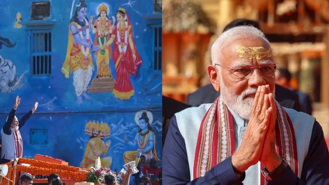 ಸೋಮನಾಥಪುರದಲ್ಲಿ ಪ್ರಧಾನಿ ಮೋದಿ ಶೌರ್ಯಯಾತ್ರೆಯ ಝಲಕ್