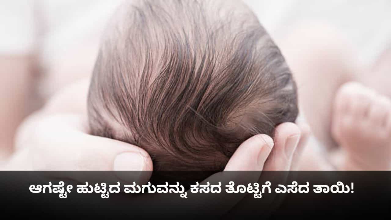 ಆಗಷ್ಟೇ ಹುಟ್ಟಿದ ಮಗುವನ್ನು ಕಸದ ತೊಟ್ಟಿಗೆ ಎಸೆದ ತಾಯಿ! ಆಗಷ್ಟೇ ಹುಟ್ಟಿದ ಮಗುವನ್ನು ಕಸದ ತೊಟ್ಟಿಗೆ ಎಸೆದ ತಾಯಿ!