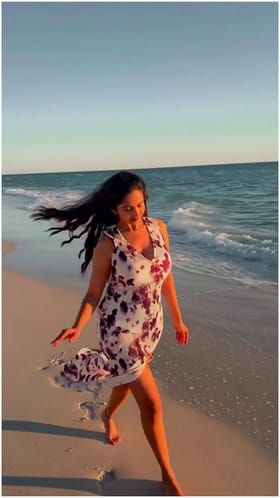 ಸಮುದ್ರ ಅಂಚಿನಲ್ಲಿ ಮೂಡಿತು ನಿವೇದಿತಾ ಹೆಜ್ಜೆ