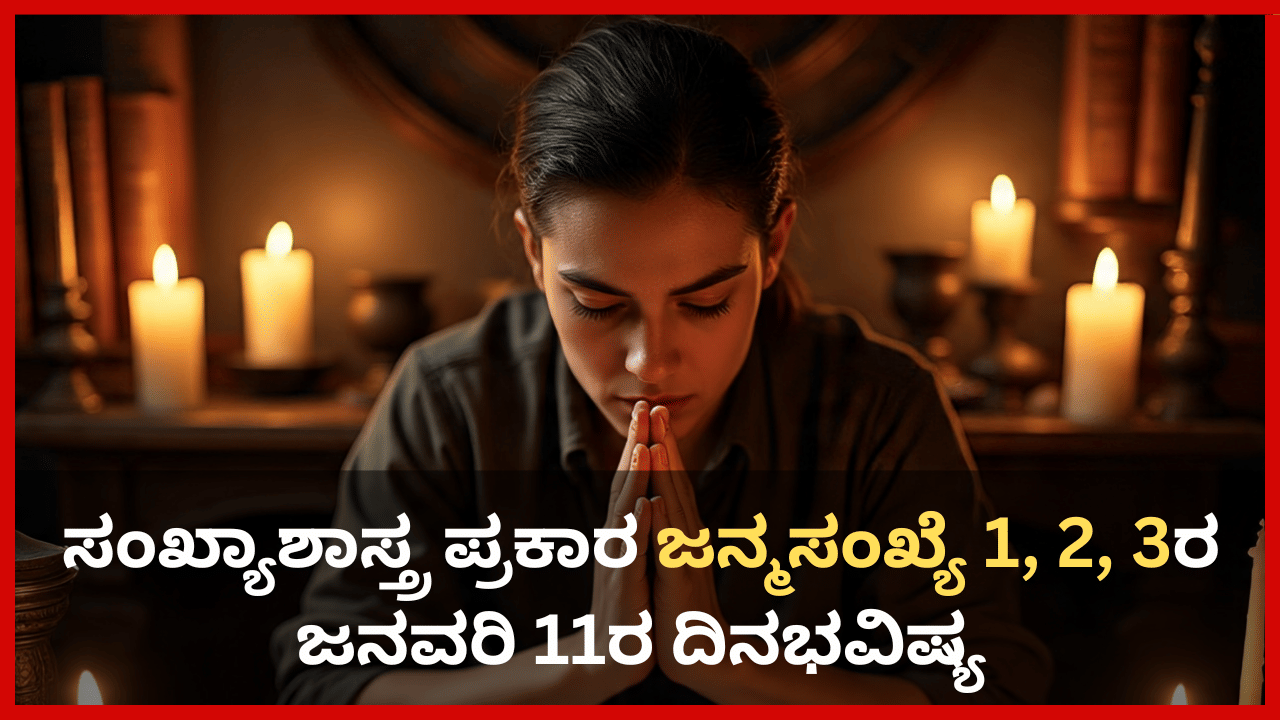 Numerology Prediction: ಸಂಖ್ಯಾಶಾಸ್ತ್ರ ಪ್ರಕಾರ ಜನ್ಮಸಂಖ್ಯೆ 1, 2, 3ರ ಜನವರಿ 11ರ ದಿನಭವಿಷ್ಯ