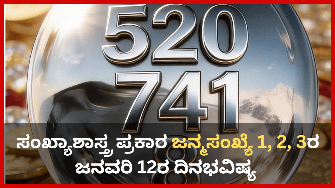 Numerology Prediction: ಸಂಖ್ಯಾಶಾಸ್ತ್ರ ಪ್ರಕಾರ ಈ ಜನ್ಮಸಂಖ್ಯೆಯವರು ಇಂದು ದೊಡ್ಡ ಮೊತ್ತದ ಸಾಲ ನೀಡದಿರಿ