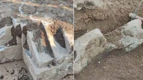 ಲಕ್ಕುಂಡಿ: 4ನೇ ದಿನದ ಉತ್ಖನನ ವೇಳೆ ಸಿಕ್ತು ಪುರಾತನ ಶಿಲೆ; ವಿಡಿಯೋ ನೋಡಿ