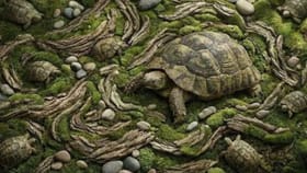 ಕಣ್ಣು ಅಗಲಿಸಿ ಈ ಚಿತ್ರ ನೋಡಿ, ಆಮೆಗಳೆಷ್ಟೆಂದು ಹೇಳಿ