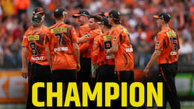 ಬಿಬಿಎಲ್​ನಲ್ಲಿ ದಾಖಲೆಯ 6ನೇ ಬಾರಿಗೆ ಪ್ರಶಸ್ತಿ ಗೆದ್ದ ಪರ್ತ್ ಸ್ಕಾರ್ಚರ್ಸ್