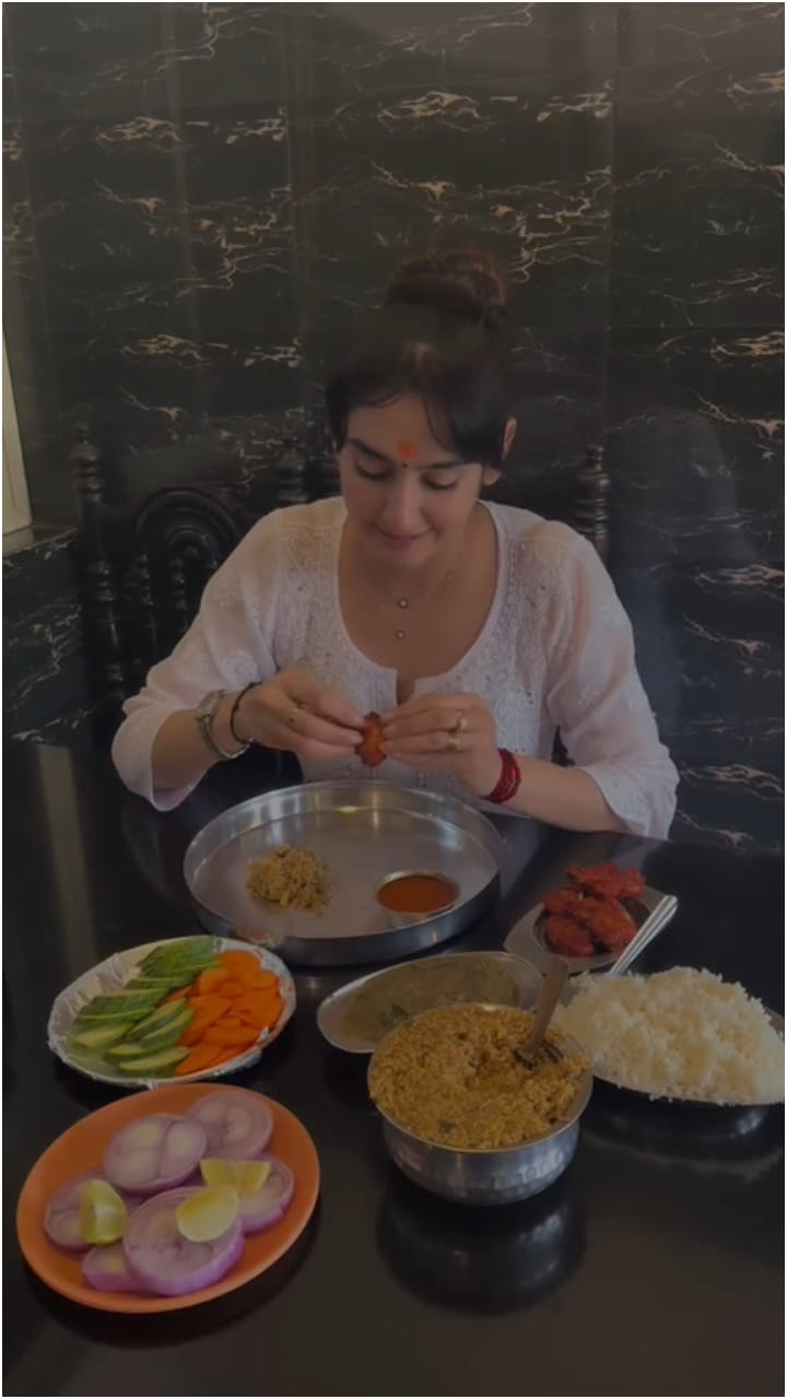 ಭಾನುವಾರ ಭರ್ಜರಿ ಬಾಡೂಟ ಮಾಡಿದ ರಾಗಿಣಿ