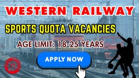 ರೈಲ್ವೆಯಲ್ಲಿ ಕ್ರೀಡಾ ಕೋಟಾದಡಿ 54 ಜೂನಿಯರ್ ಹುದ್ದೆಗಳಿಗೆ ನೇಮಕಾತಿ
