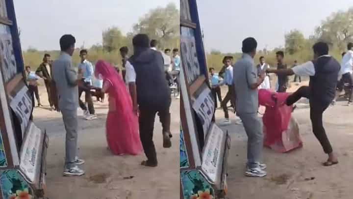 Video: ಸಾರ್ವಜನಿಕ ಸಾಮಾರಂಭದಲ್ಲಿ ಡ್ಯಾನ್ಸ್ ಮಾಡುತ್ತಿದ್ದ ಮಹಿಳೆಗೆ ಒದ್ದ ವ್ಯಕ್ತಿ Video: ಸಾರ್ವಜನಿಕ ಸಾಮಾರಂಭದಲ್ಲಿ ಡ್ಯಾನ್ಸ್ ಮಾಡುತ್ತಿದ್ದ ಮಹಿಳೆಗೆ ಒದ್ದ ವ್ಯಕ್ತಿ