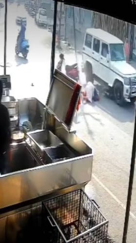 ಭೀಕರ ಅಪಘಾತದ ದೃಶ್ಯ ಸಿಸಿಟಿವಿಯಲ್ಲಿ ಸೆರೆ