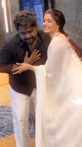 ಅಭಿಮಾನಿಯ ಪ್ರೀತಿಯಿಂದ ಅಪ್ಪಿಕೊಂಡ ಸಮಂತಾ: ವಿಡಿಯೋ ನೋಡಿ