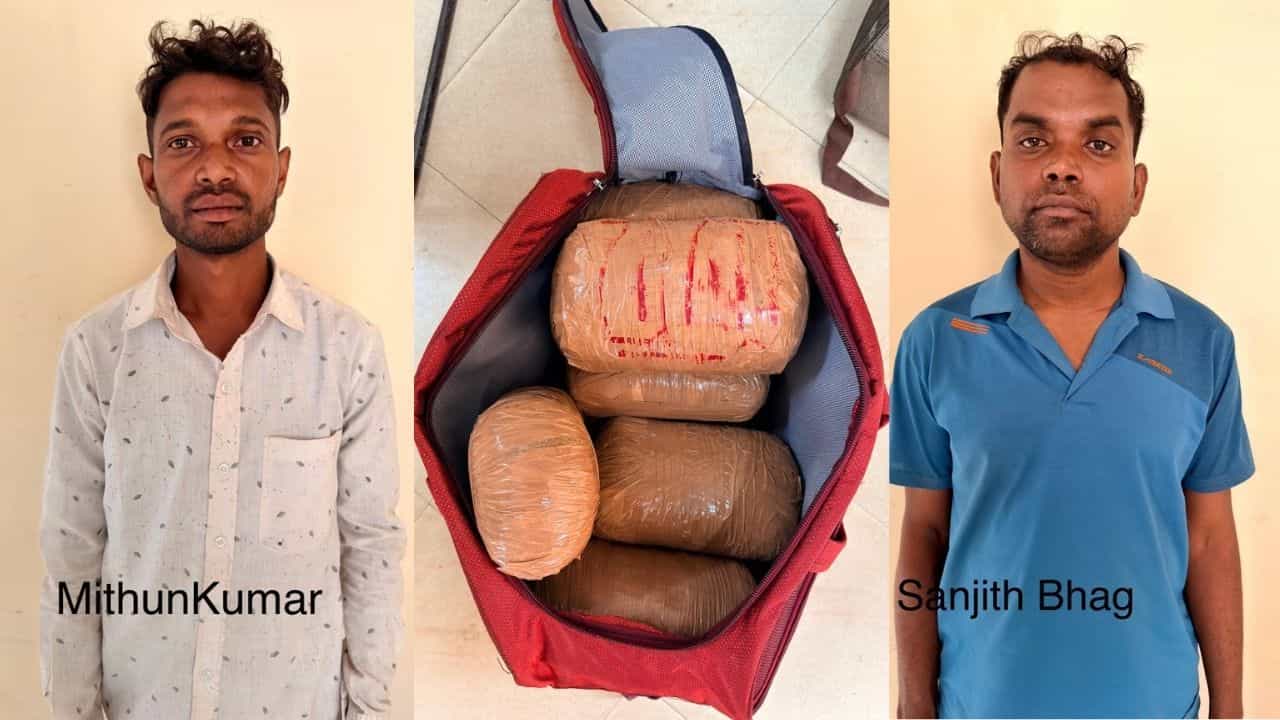 ಖಾಕಿ ಭರ್ಜರಿ ಬೇಟೆ: ಪ್ರತ್ಯೇಕ ಪ್ರಕರಣಗಳಲ್ಲಿ 1.2 ಕೋಟಿ ಮೌಲ್ಯದ ಡ್ರಗ್ಸ್, ಆನೆದಂತದ ವಿಗ್ರಹ ಜಪ್ತಿ ಖಾಕಿ ಭರ್ಜರಿ ಬೇಟೆ: ಪ್ರತ್ಯೇಕ ಪ್ರಕರಣಗಳಲ್ಲಿ 1.2 ಕೋಟಿ ಮೌಲ್ಯದ ಡ್ರಗ್ಸ್, ಆನೆದಂತದ ವಿಗ್ರಹ ಜಪ್ತಿ