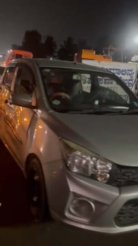 ಮೂರು ಕಾರುಗಳ ನಡುವೆ ಸರಣಿ ಅಪಘಾತ