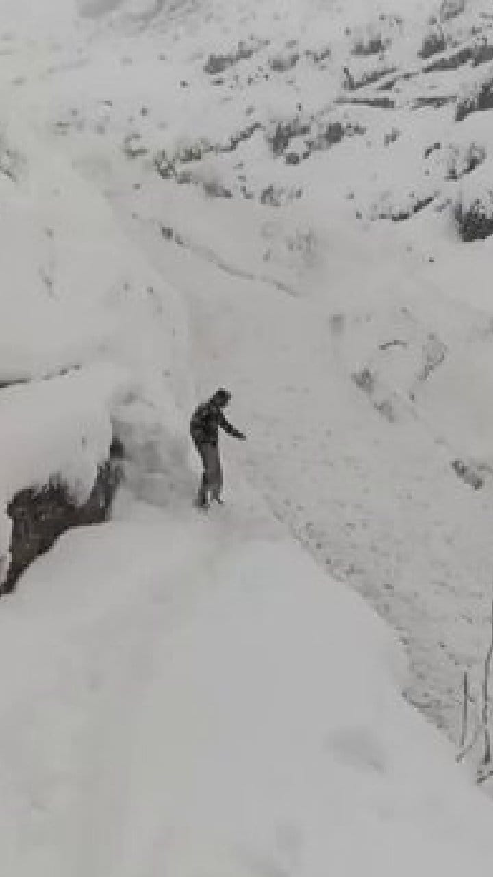 ಹಿಮಾಚಲದ ಚಂಬಾ ಕಣಿವೆಯ ಹಿಮ ನದಿಯ ಅಪರೂಪದ ವಿಡಿಯೋ