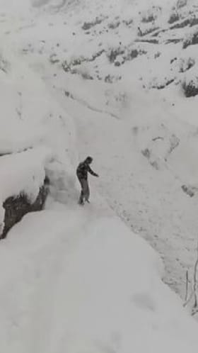 ಹಿಮಾಚಲದ ಚಂಬಾ ಕಣಿವೆಯ ಹಿಮ ನದಿಯ ಅಪರೂಪದ ವಿಡಿಯೋ