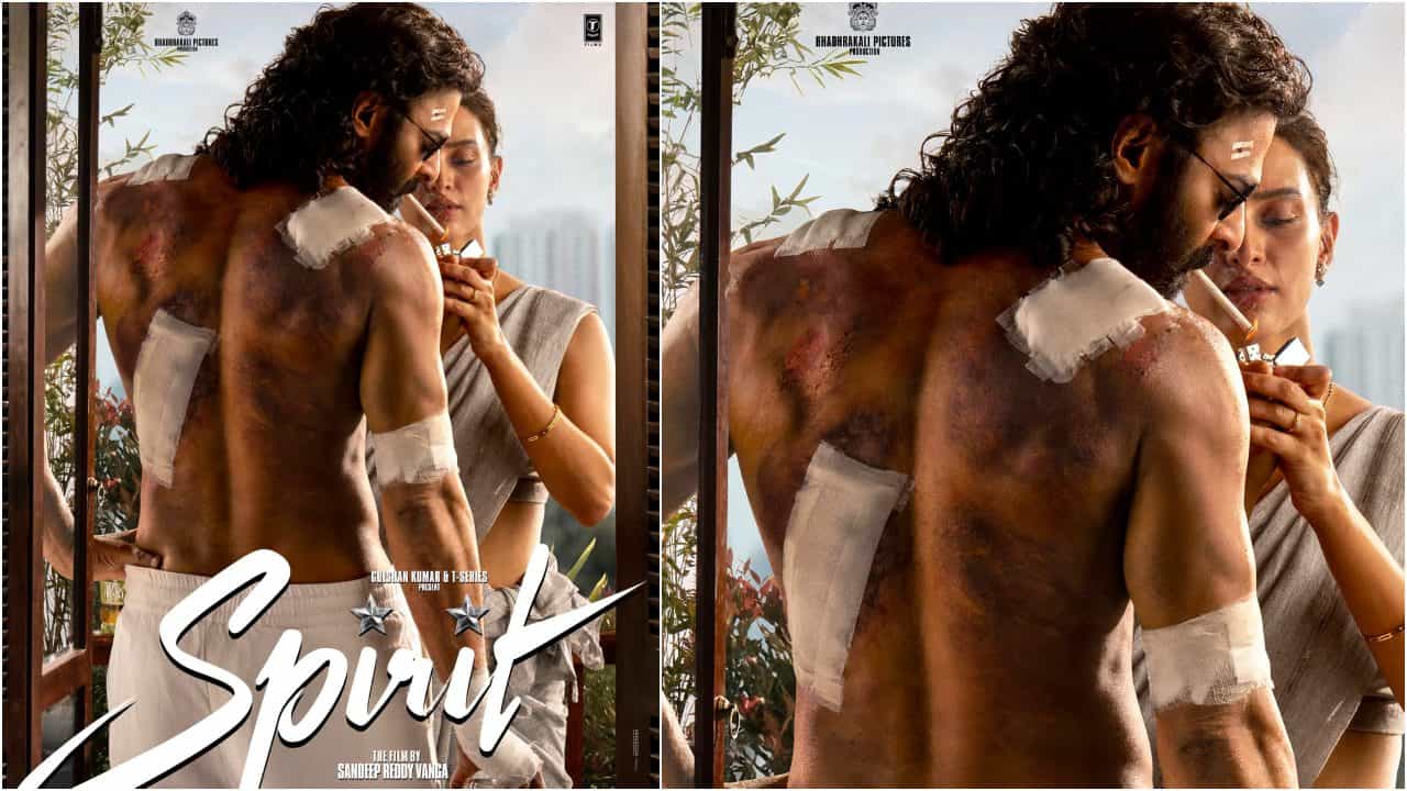‘ಸ್ಪಿರಿಟ್’ ಚಿತ್ರಕ್ಕಾಗಿ ಶರ್ಟ್​​ಲೆಸ್ ಆದ ಪ್ರಭಾಸ್; ಸಖತ್ ರಾ ಆಗಿದೆ ಪೋಸ್ಟರ್