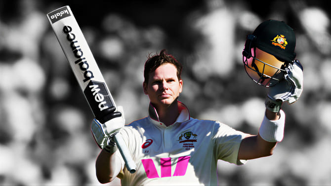 ಶಾನ್​ದಾರ್ ಶತಕದೊಂದಿಗೆ ಹೊಸ ಮೈಲಿಗಲ್ಲು ದಾಟಿದ ಸ್ಟೀವ್ ಸ್ಮಿತ್