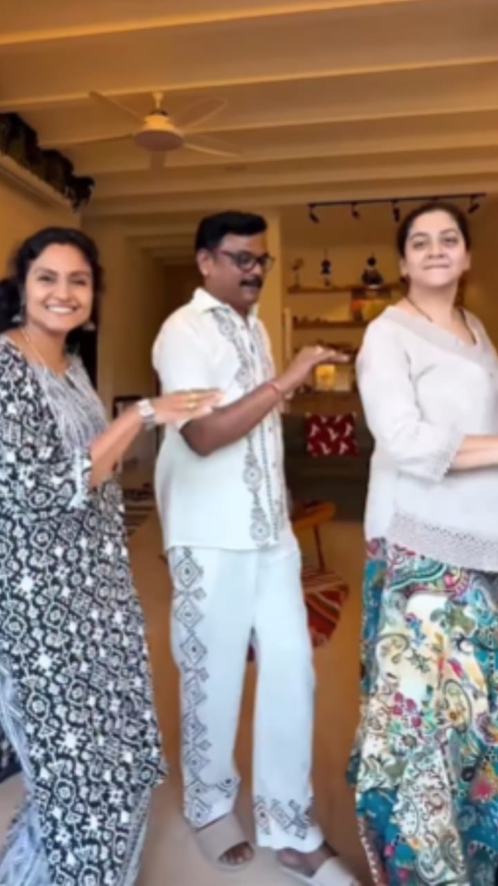 ಕುಟುಂಬದೊಟ್ಟಿಗೆ ‘ಧುರಂಧರ್’ ಹಾಡಿಗೆ ಸುಧಾರಾಣಿ ಸ್ಟೆಪ್ಪು: ವಿಡಿಯೋ