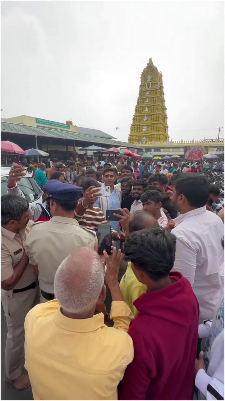 ಸೂರಜ್​​ನ ನೋಡಲು ದೇವಸ್ಥಾನದಲ್ಲಿ ಜನಸಾಗರ