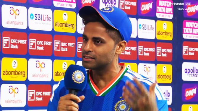 ನಾವು ಉದ್ದೇಶಪೂರ್ವಕವಾಗಿಯೇ ಹೀಗೆ ಆಡಿದ್ದೇವೆ: ಸೂರ್ಯಕುಮಾರ್ ಅಚ್ಚರಿ ಹೇಳಿಕೆ