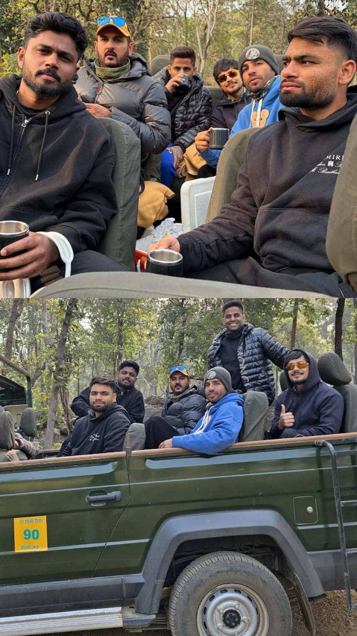 ಟೀಮ್ ಇಂಡಿಯಾ ಆಟಗಾರರ 'ಜಂಗಲ್ ಸಫಾರಿ'