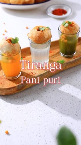 ಗಣರಾಜ್ಯೋತ್ಸವ ವಿಶೇಷ ತ್ರಿವರ್ಣ ಪಾನಿಪುರಿ