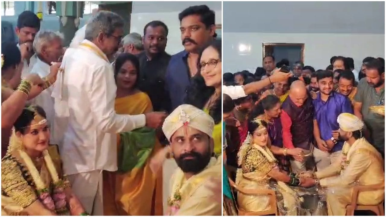 ಸಂಧ್ಯಾ ಜೊತೆ ಸರಳವಾಗಿ ವಿವಾಹ ಆದ ಉಗ್ರಂ ಮಂಜು; ಇಲ್ಲಿದೆ ವಿಡಿಯೋ ಸಂಧ್ಯಾ ಜೊತೆ ಸರಳವಾಗಿ ವಿವಾಹ ಆದ ಉಗ್ರಂ ಮಂಜು; ಇಲ್ಲಿದೆ ವಿಡಿಯೋ