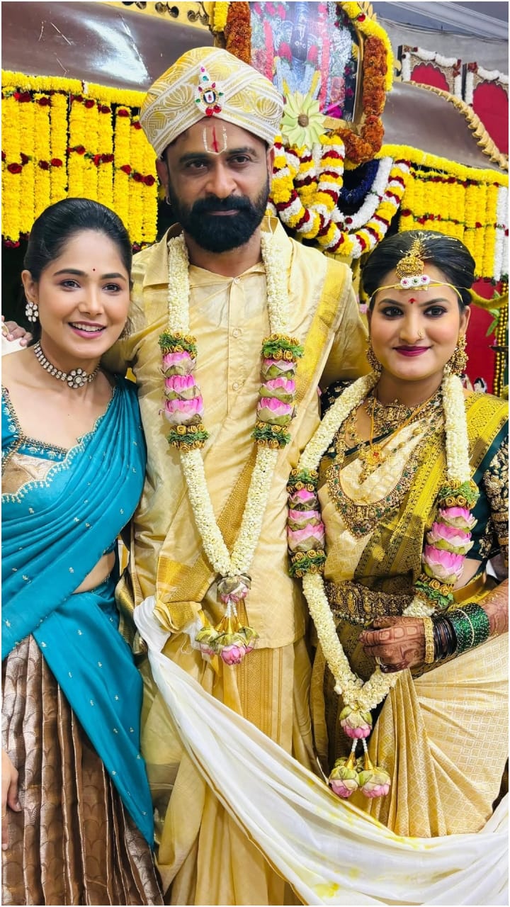 ಉಗ್ರಂ ಮಂಜು ಮದುವೆಯಲ್ಲಿ ಮೋಕ್ಷಿತಾ ಪೈ