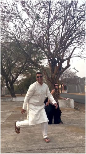 ಪತಿಗೂ ಡ್ಯಾನ್ಸ್ ಕಲಿಸಿದ ವೈಷ್ಣವಿ ಗೌಡ